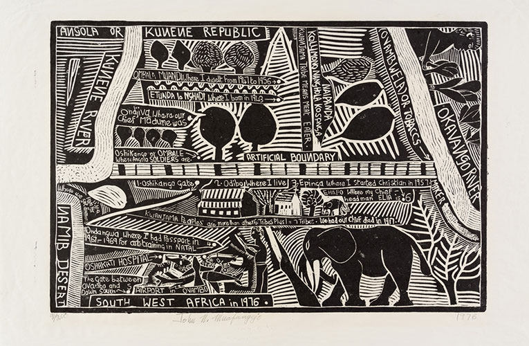 Strauss &Co sets new world record for linocut by Namibian artists John Muafangejo