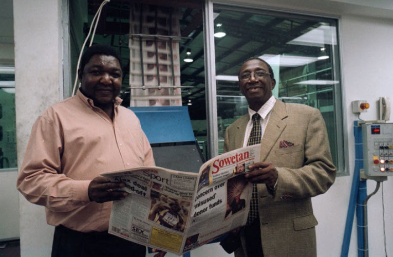 How South African editor Aggrey Klaaste put himself on the line with his contrarian idea