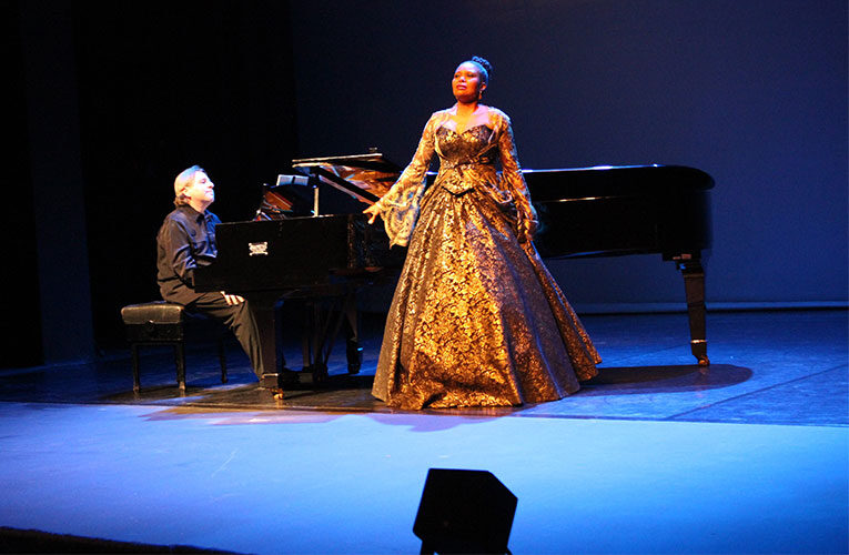 Mainly overseas based South African opera Pumeza Matshikiza back in the country for an opera recital