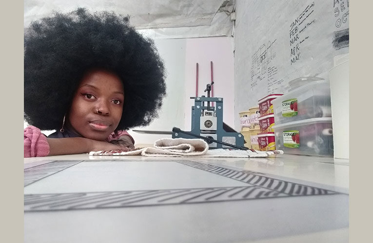 Visual artist Monotypebabe creating a niche for herself in Johannesburg as a young female printmaker