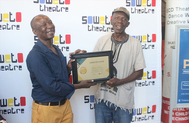 Recognition at last for veteran Soweto born internationally travelled theatre stage manager Dickson Malele