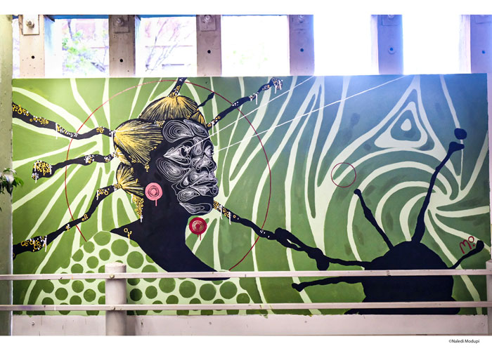 Determine who wins the Braamfontein mural competition by voting right now