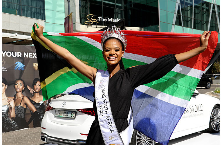 Ndavi Nokeri Miss South Africa 2022 getting busy from the word go