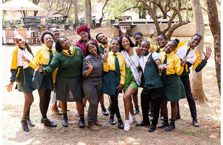 Miss South Africa learns about the importance of our human origins￼