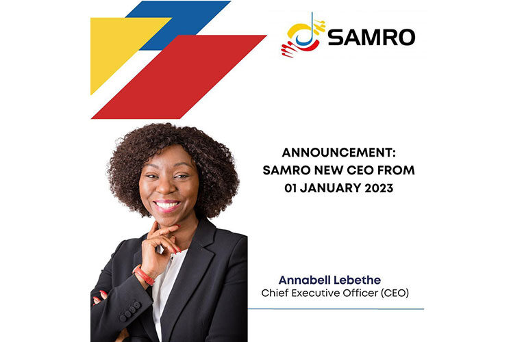 Arts community welcomes appointment of veteran arts administrator Annabell Lebethe as new Chief Executive Officer of Samro