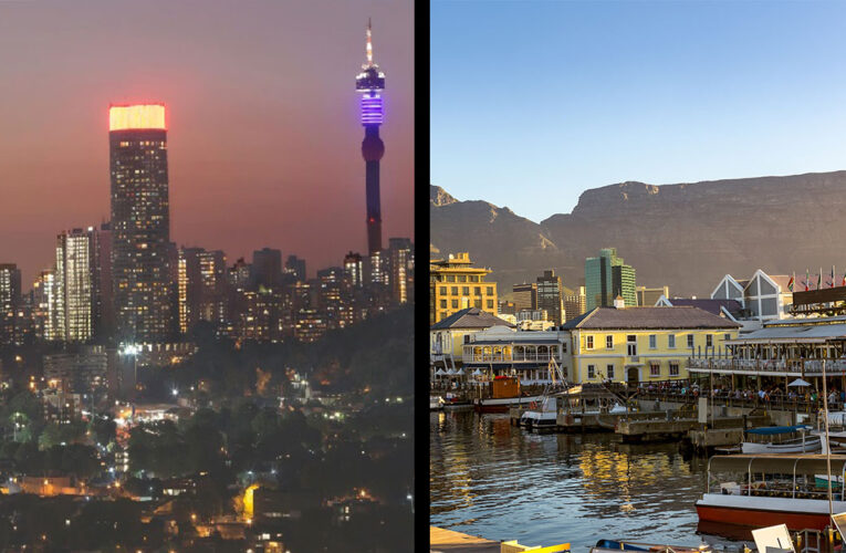 The cultural and artistic vibrancy of Johannesburg and Cape Town