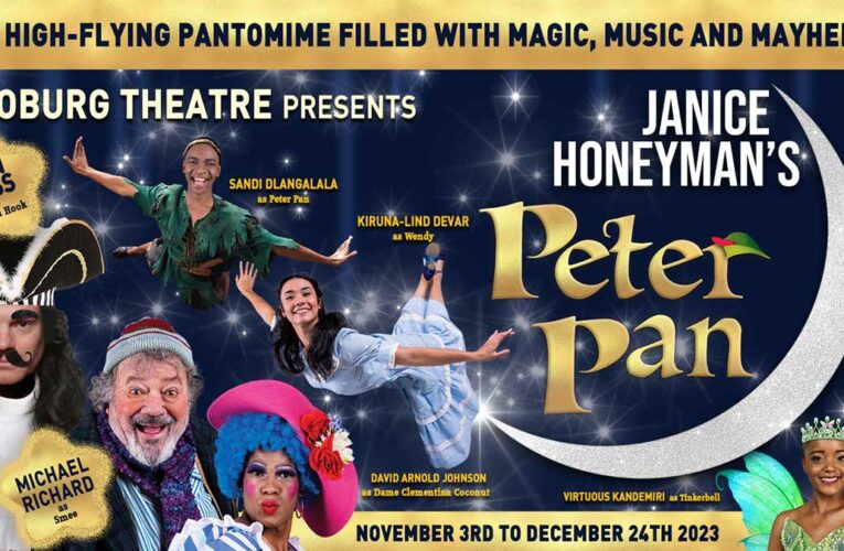 Janice Honeyman’s pantomime Peter Pan is back at Joburg Theatre