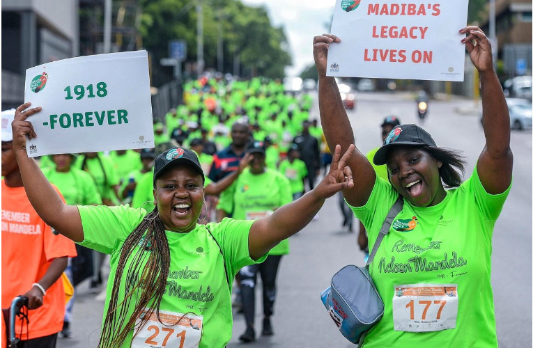 This years Mandela Remembrance Walk & Run marks a decade since his passing, as thousands attend.