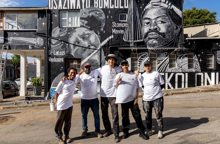 Young visual mind Sleeze on a mission to immortalise artists from Eastern Cape through murals installations in the province